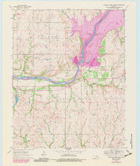Charley Creek West Oklahoma Historical topographic map, 1:24000 scale, 7.5 X 7.5 Minute, Year 1963