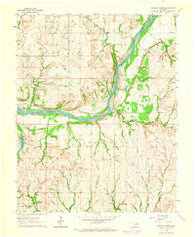 Charley Creek Oklahoma Historical topographic map, 1:24000 scale, 7.5 X 7.5 Minute, Year 1963