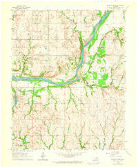 Charley Creek Oklahoma Historical topographic map, 1:24000 scale, 7.5 X 7.5 Minute, Year 1963