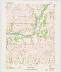 Charley Creek Oklahoma Historical topographic map, 1:24000 scale, 7.5 X 7.5 Minute, Year 1963