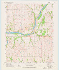 Charley Creek Oklahoma Historical topographic map, 1:24000 scale, 7.5 X 7.5 Minute, Year 1963