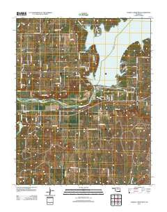 Charley Creek West Oklahoma Historical topographic map, 1:24000 scale, 7.5 X 7.5 Minute, Year 2012