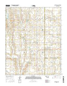 Chattanooga Oklahoma Current topographic map, 1:24000 scale, 7.5 X 7.5 Minute, Year 2016