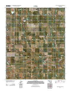 Chattanooga SW Oklahoma Historical topographic map, 1:24000 scale, 7.5 X 7.5 Minute, Year 2012