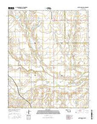 Chattanooga SW Oklahoma Current topographic map, 1:24000 scale, 7.5 X 7.5 Minute, Year 2016