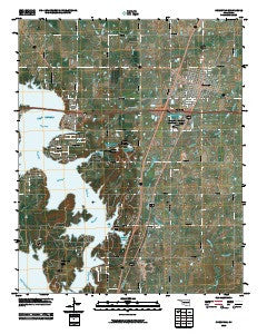 Checotah Oklahoma Historical topographic map, 1:24000 scale, 7.5 X 7.5 Minute, Year 2010
