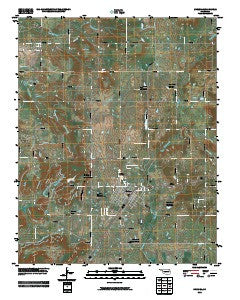 Chelsea Oklahoma Historical topographic map, 1:24000 scale, 7.5 X 7.5 Minute, Year 2010