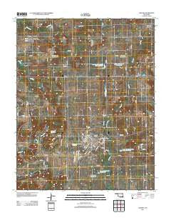 Chelsea Oklahoma Historical topographic map, 1:24000 scale, 7.5 X 7.5 Minute, Year 2013