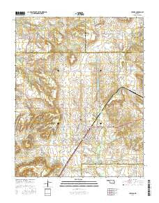 Chelsea Oklahoma Current topographic map, 1:24000 scale, 7.5 X 7.5 Minute, Year 2016