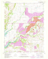 Chelsea NW Oklahoma Historical topographic map, 1:24000 scale, 7.5 X 7.5 Minute, Year 1972