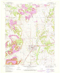 Chelsea Oklahoma Historical topographic map, 1:24000 scale, 7.5 X 7.5 Minute, Year 1970