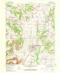 Chelsea Oklahoma Historical topographic map, 1:24000 scale, 7.5 X 7.5 Minute, Year 1970