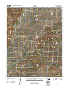 Chelsea NW Oklahoma Historical topographic map, 1:24000 scale, 7.5 X 7.5 Minute, Year 2013