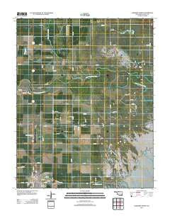 Cherokee North Oklahoma Historical topographic map, 1:24000 scale, 7.5 X 7.5 Minute, Year 2012