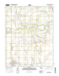 Cherokee North Oklahoma Current topographic map, 1:24000 scale, 7.5 X 7.5 Minute, Year 2016