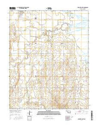 Cherokee South Oklahoma Current topographic map, 1:24000 scale, 7.5 X 7.5 Minute, Year 2016