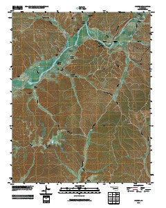 Chewey Oklahoma Historical topographic map, 1:24000 scale, 7.5 X 7.5 Minute, Year 2010