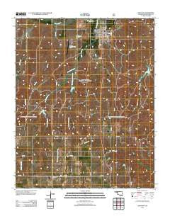 Cheyenne Oklahoma Historical topographic map, 1:24000 scale, 7.5 X 7.5 Minute, Year 2012