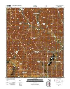 Cheyenne NW Oklahoma Historical topographic map, 1:24000 scale, 7.5 X 7.5 Minute, Year 2011