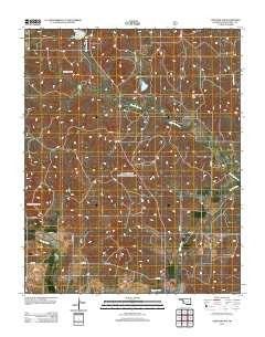 Cheyenne NW Oklahoma Historical topographic map, 1:24000 scale, 7.5 X 7.5 Minute, Year 2012