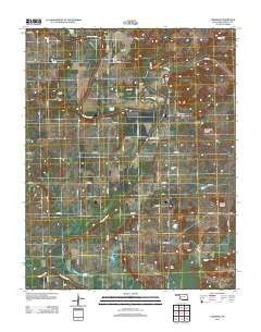 Childers Oklahoma Historical topographic map, 1:24000 scale, 7.5 X 7.5 Minute, Year 2013
