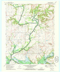 Childers Oklahoma Historical topographic map, 1:24000 scale, 7.5 X 7.5 Minute, Year 1972