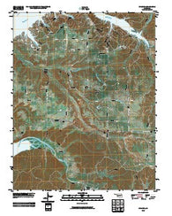 Chloeta Oklahoma Historical topographic map, 1:24000 scale, 7.5 X 7.5 Minute, Year 2010