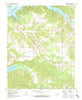 Chloeta Oklahoma Historical topographic map, 1:24000 scale, 7.5 X 7.5 Minute, Year 1971