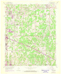 Choctaw Oklahoma Historical topographic map, 1:24000 scale, 7.5 X 7.5 Minute, Year 1956