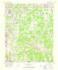 Choctaw Oklahoma Historical topographic map, 1:24000 scale, 7.5 X 7.5 Minute, Year 1956