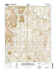 Chouteau NW Oklahoma Current topographic map, 1:24000 scale, 7.5 X 7.5 Minute, Year 2016