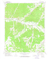 Christie Oklahoma Historical topographic map, 1:24000 scale, 7.5 X 7.5 Minute, Year 1972