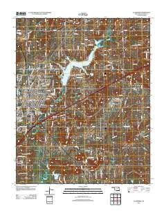 Claremore Oklahoma Historical topographic map, 1:24000 scale, 7.5 X 7.5 Minute, Year 2013