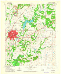 Claremore Oklahoma Historical topographic map, 1:24000 scale, 7.5 X 7.5 Minute, Year 1963