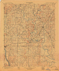 Claremore Oklahoma Historical topographic map, 1:125000 scale, 30 X 30 Minute, Year 1901