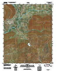 Clayton Oklahoma Historical topographic map, 1:24000 scale, 7.5 X 7.5 Minute, Year 2010