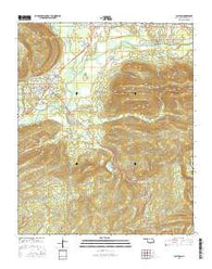 Clayton Oklahoma Current topographic map, 1:24000 scale, 7.5 X 7.5 Minute, Year 2016