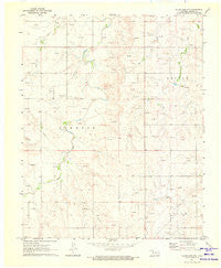 Clear Lake NW Oklahoma Historical topographic map, 1:24000 scale, 7.5 X 7.5 Minute, Year 1971
