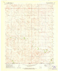 Clear Lake SE Oklahoma Historical topographic map, 1:24000 scale, 7.5 X 7.5 Minute, Year 1971