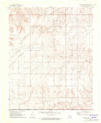 Clear Lake SW Oklahoma Historical topographic map, 1:24000 scale, 7.5 X 7.5 Minute, Year 1971