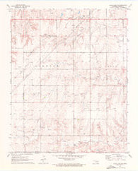 Clear Lake SW Oklahoma Historical topographic map, 1:24000 scale, 7.5 X 7.5 Minute, Year 1971