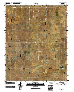 Clear Lake Oklahoma Historical topographic map, 1:24000 scale, 7.5 X 7.5 Minute, Year 2010