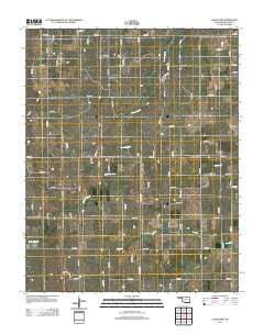 Clear Lake Oklahoma Historical topographic map, 1:24000 scale, 7.5 X 7.5 Minute, Year 2012