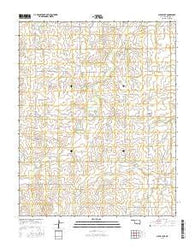 Clear Lake Oklahoma Current topographic map, 1:24000 scale, 7.5 X 7.5 Minute, Year 2016