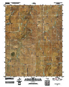 Clear Lake NW Oklahoma Historical topographic map, 1:24000 scale, 7.5 X 7.5 Minute, Year 2010