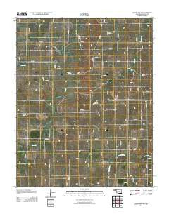 Clear Lake NW Oklahoma Historical topographic map, 1:24000 scale, 7.5 X 7.5 Minute, Year 2012