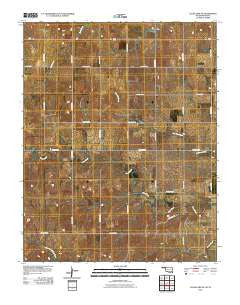 Clear Lake SE Oklahoma Historical topographic map, 1:24000 scale, 7.5 X 7.5 Minute, Year 2010
