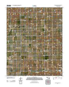 Clear Lake SW Oklahoma Historical topographic map, 1:24000 scale, 7.5 X 7.5 Minute, Year 2012