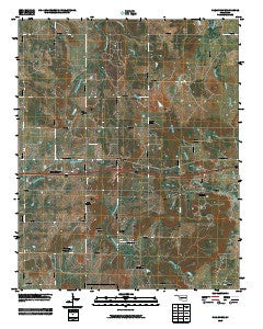 Clearview Oklahoma Historical topographic map, 1:24000 scale, 7.5 X 7.5 Minute, Year 2010