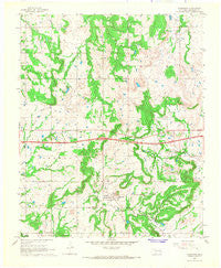 Clearview Oklahoma Historical topographic map, 1:24000 scale, 7.5 X 7.5 Minute, Year 1967